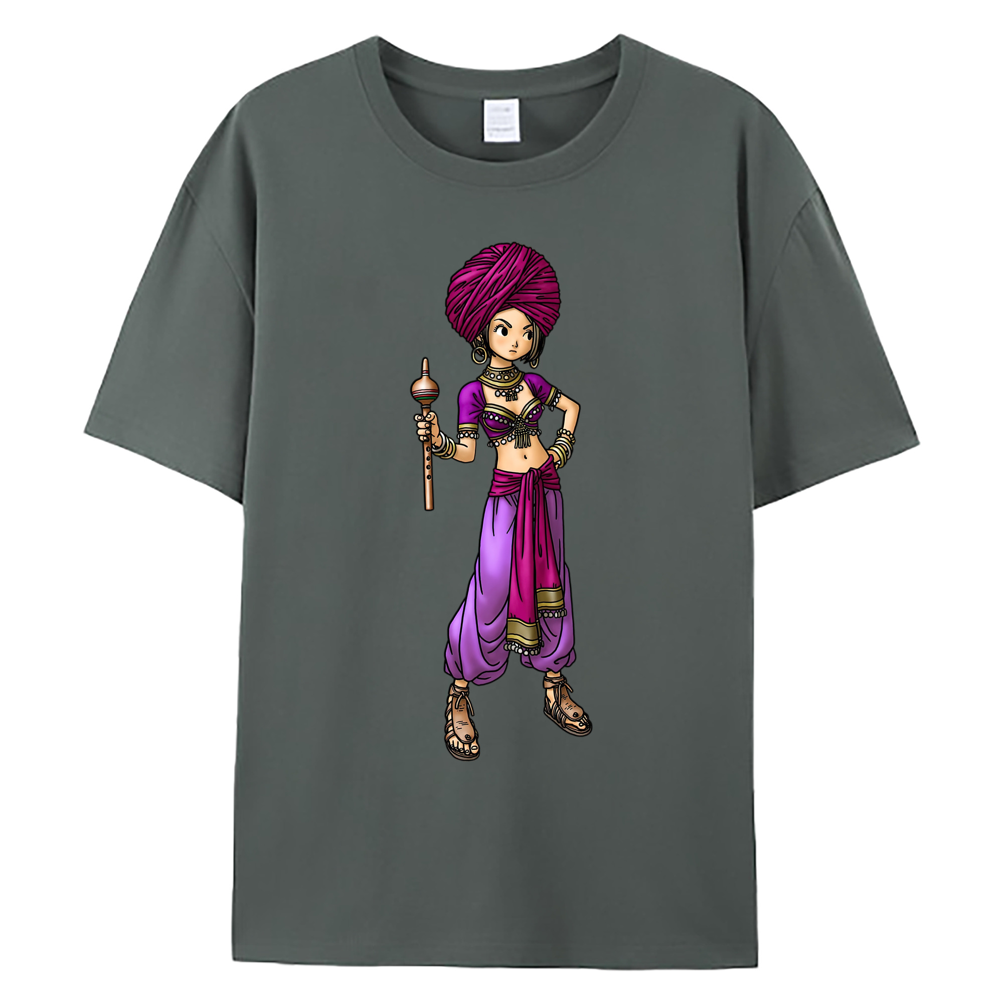 （画像用） ドラゴンクエスト Doragon Kuesuto Dragon Quest 綿100％ メンズ半袖Tシャツ｜肌触りやわらか＆通気性